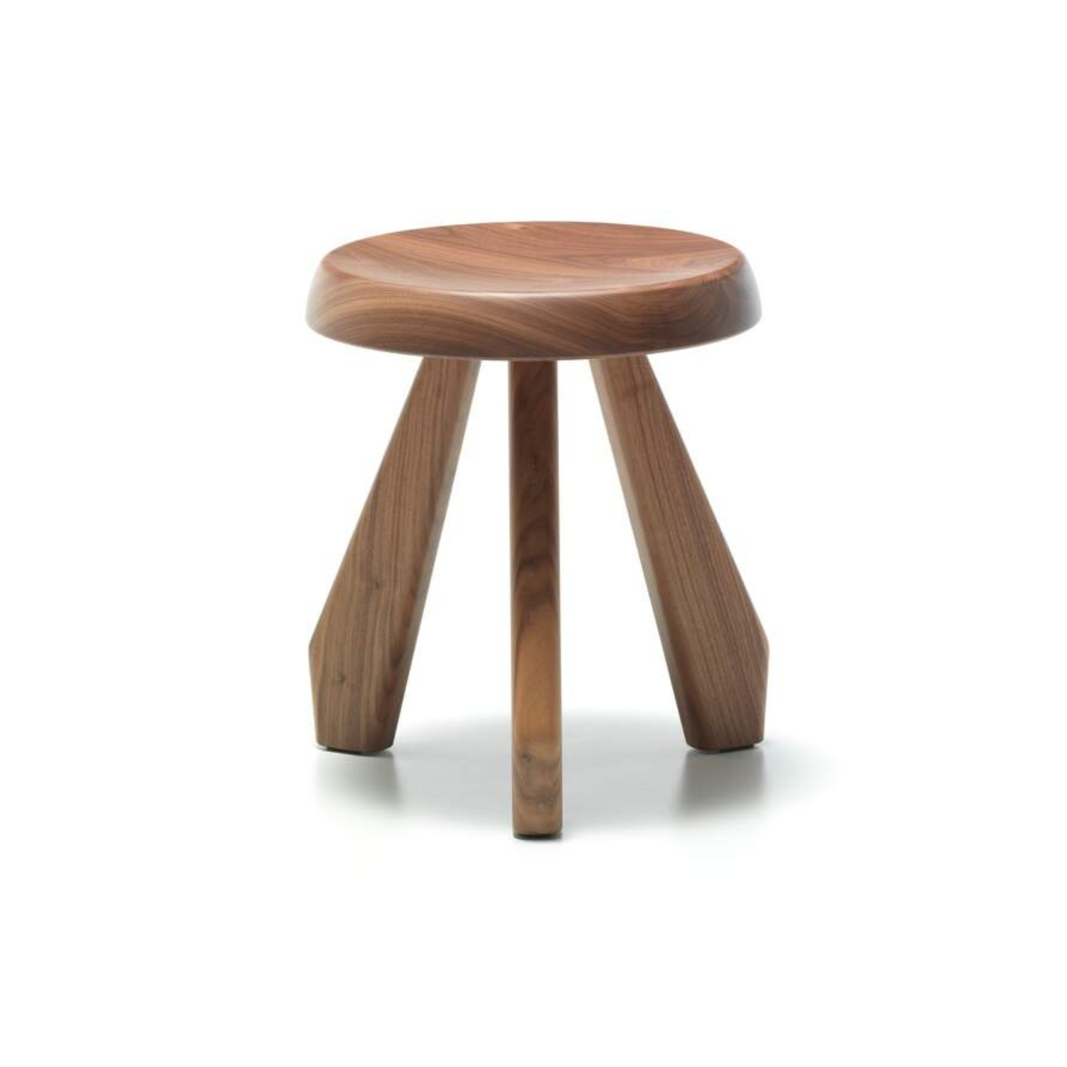 Cassina Tabouret Design Beistelltisch Nussbaum