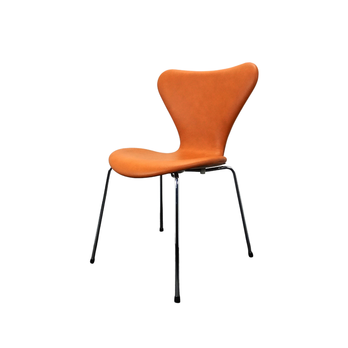 Fritz Hansen Serie 7 Design Stuhl | Modell 3107 | Leder | Essential Walnuss