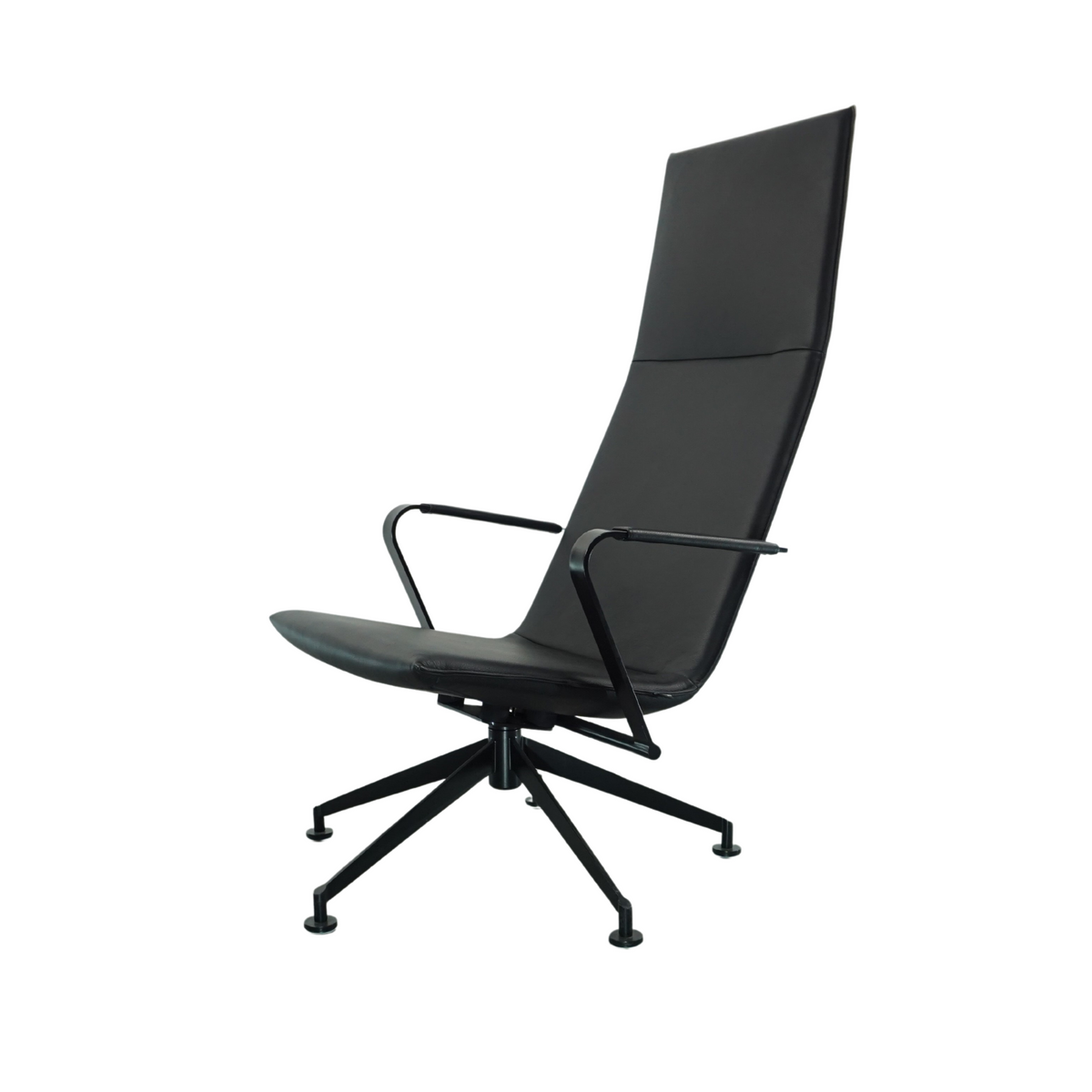 Girsberger Jack Lounge Sessel | Leder | Schwarz