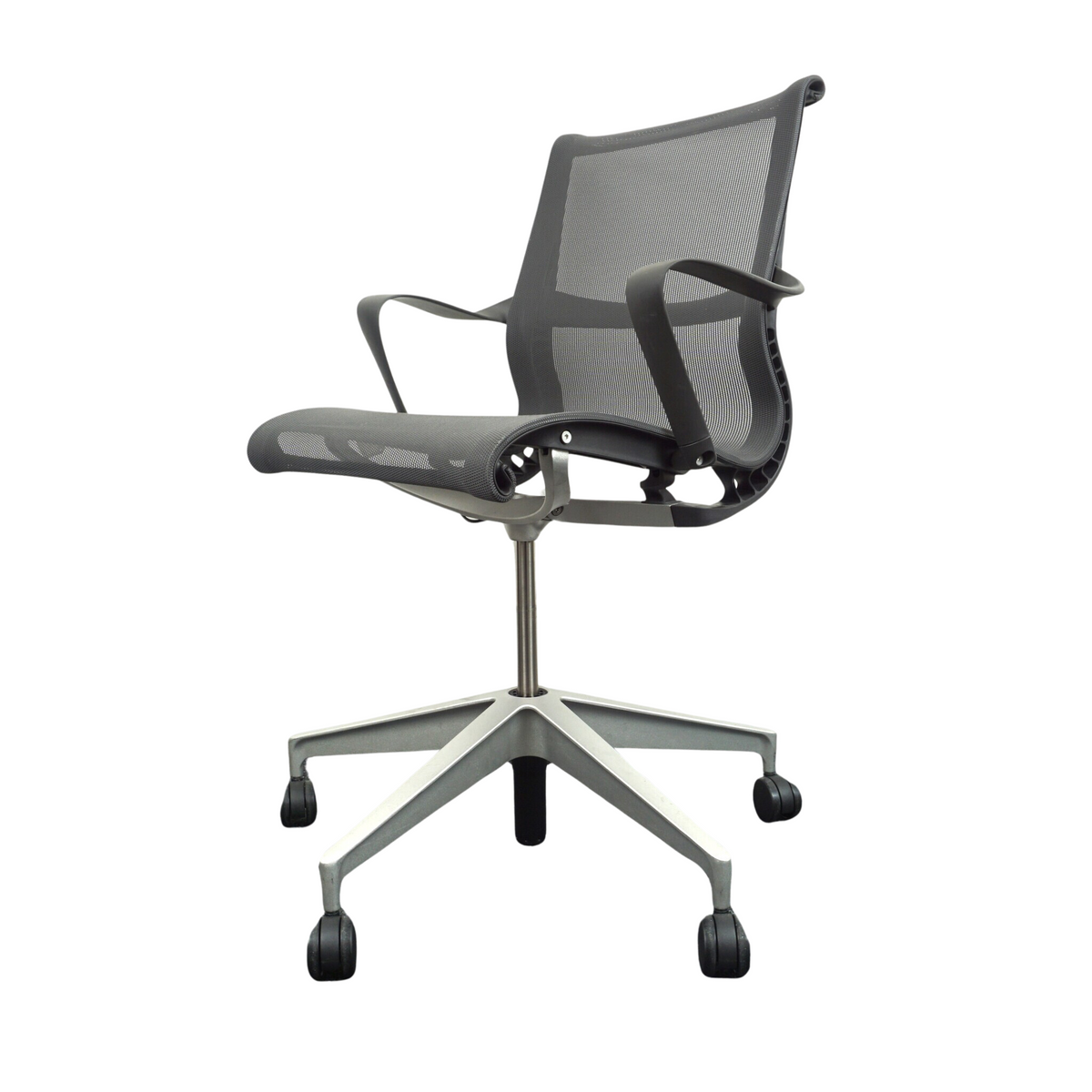Herman Miller Setu Design Stuhl | Konferenzstuhl | Anthrazit