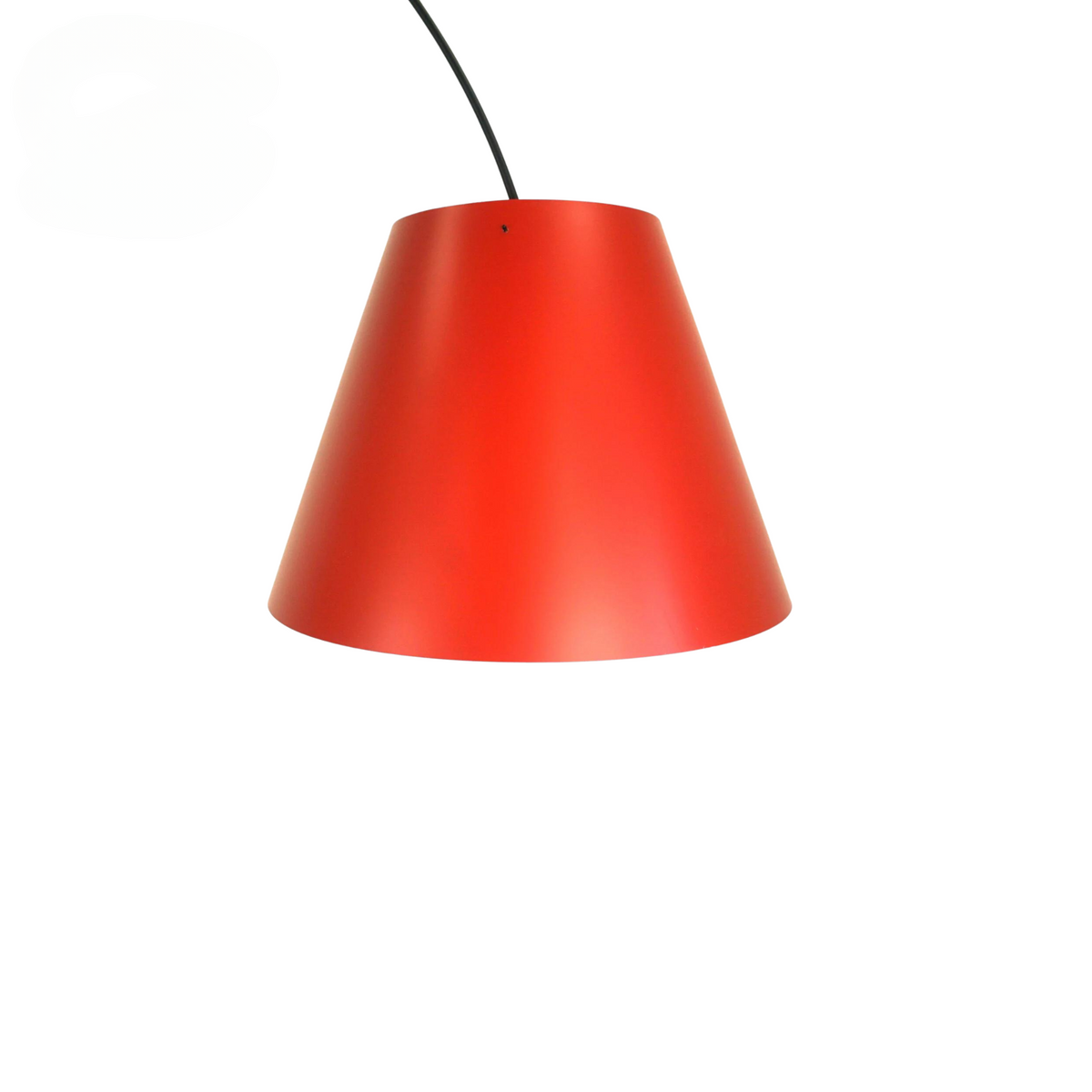 Luceplan Lady Constanza Design Lampe | Bogenlampe | Stehleuchte | Rot / Schwarz