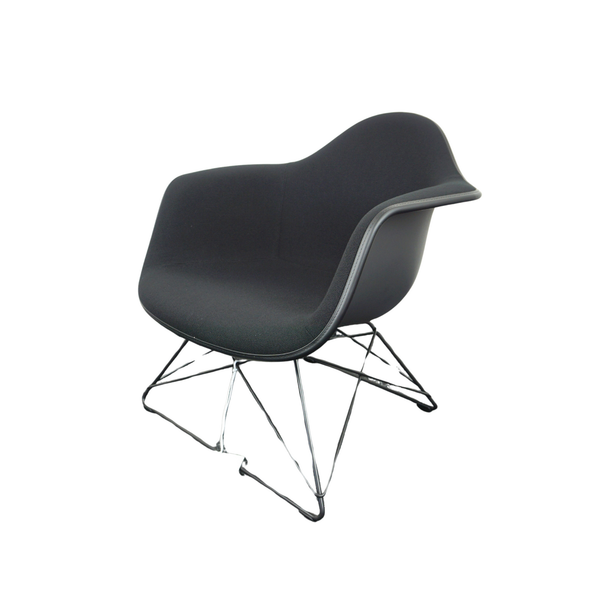 Vitra Eames Plastic Armchair LAR | Design Sessel | Schwarz