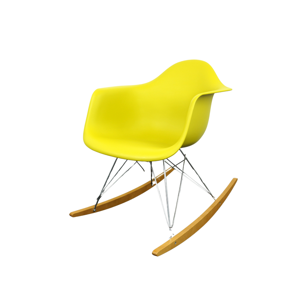 Vitra Eames Plastic Armchair RAR Design Schaukelstuhl Gelb