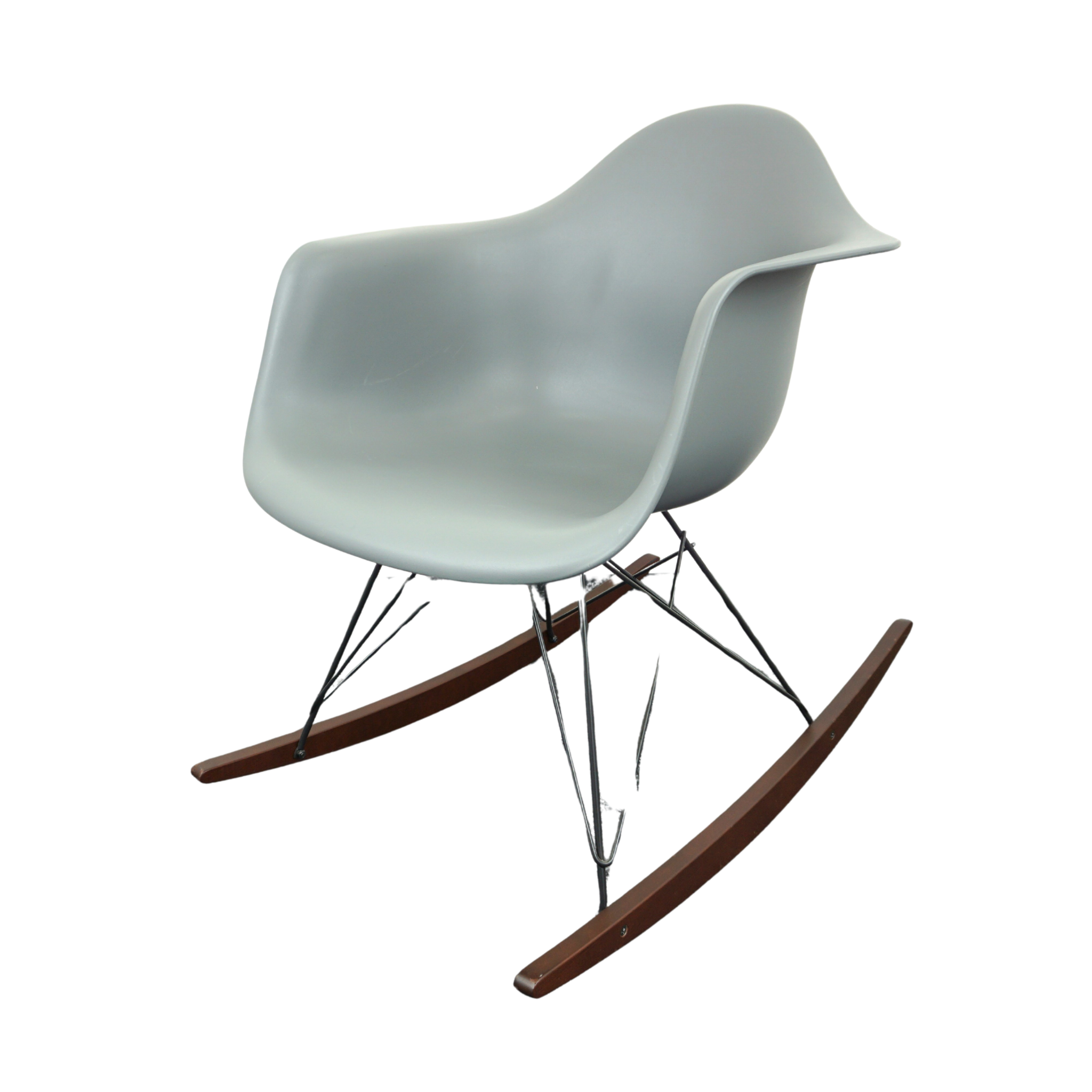 Vitra Eames Plastic Armchair RAR Design Schaukelstuhl Grau