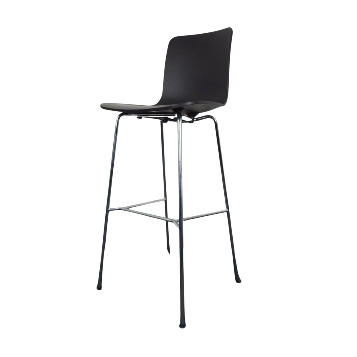 Vitra Hal Stool High Barhocker | Schwarz | Sitzhöhe ca. 78 cm